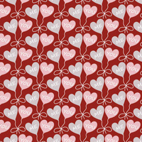 HERZEN (LUFTBALONS) / rot (VALENTINES HERZEN) - HOME DECOR PREMIUM Webware