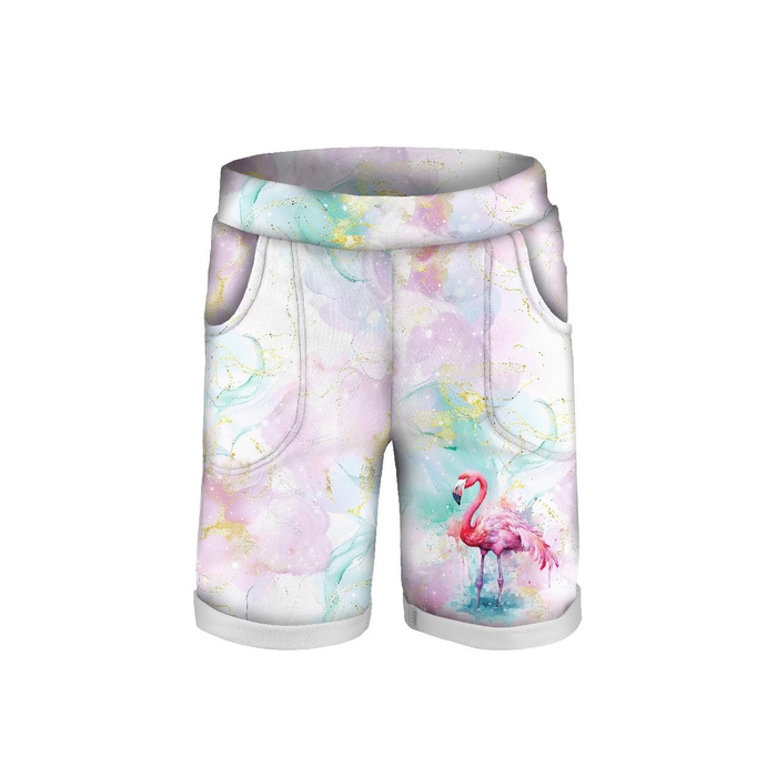 KURZE KINDERHOSE (RIO) - ALCOHOL PASTEL wz.1 - Sommersweat (98/104)
