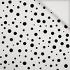 BLACK DOTS - Woven Fabric for tablecloths