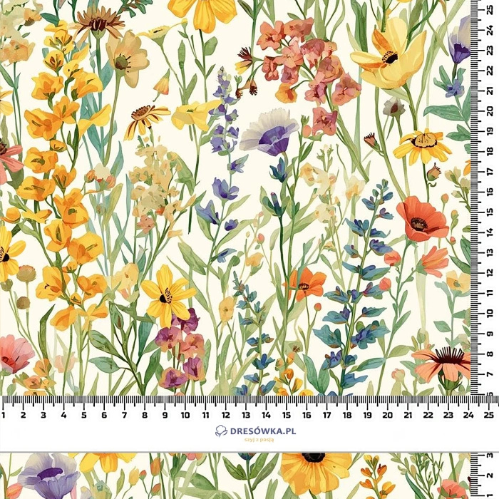 FLOWERS MEADOW WZ. 1 - Plusz Minky