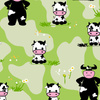 COWS ON GREEN - softshell
