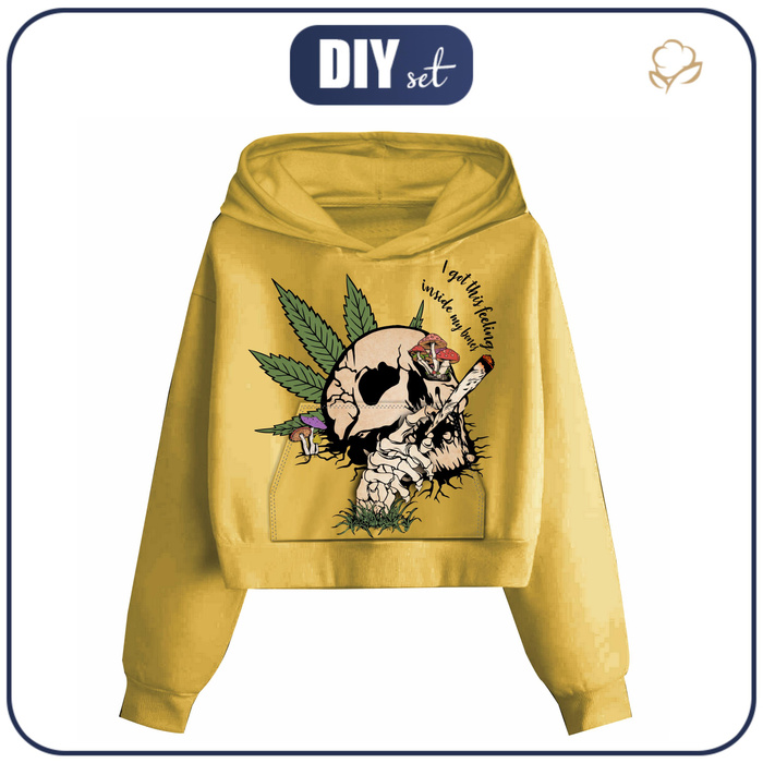 Cropped Hoodie (IDA) - I GOT THIS FEELING - Nähset - M