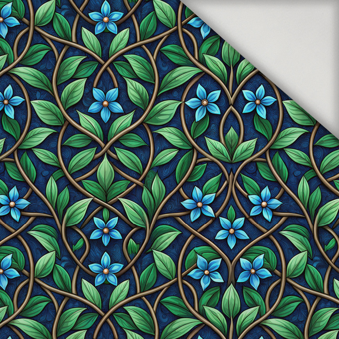 Stained Garden wz.1 (FLOWERS) - Nylonstoff PUMI