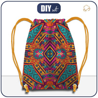 GYM BAG - COLORFUL MANDALA pat. 1 - sewing set