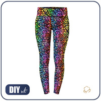 LEGGINSY SPORTOWE - HOLOGRAPHIC RAINBOW wz. 4 - XXXL