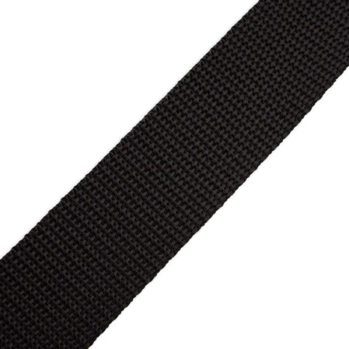 Webbing Tape 20 mm, 50 m - BLACK 