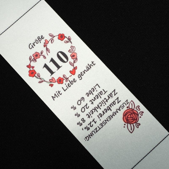 Mädchen Textillabel DE - Größe 152 - 4 Stck Set