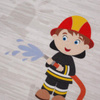 FIRE BRIGADE / ladder  - Cotton woven fabric