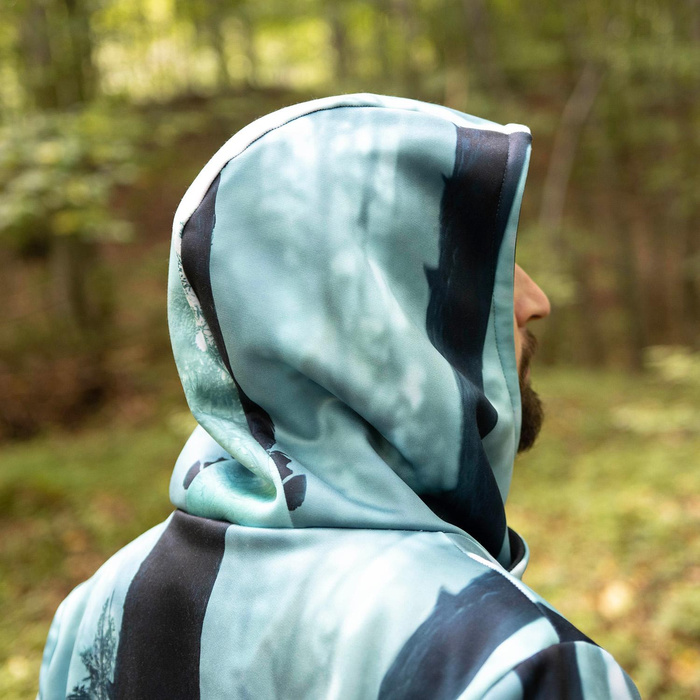 UNISEX HOODIE (HYDRA) - MISTY WOLF - Nähset (134/140)