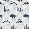 PUSZCZA (adventure) / szary - single jersey z elastanem TE210