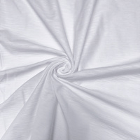 Baumwoll-Slubjersey mit Bio-Baumwolle 170g - WEIß D-01
