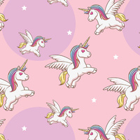 UNICORNS pat. 8 - Viscose jersey