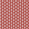 LOVE TULIPS / red (VALENTINE'S HEARTS) - Cotton woven fabric
