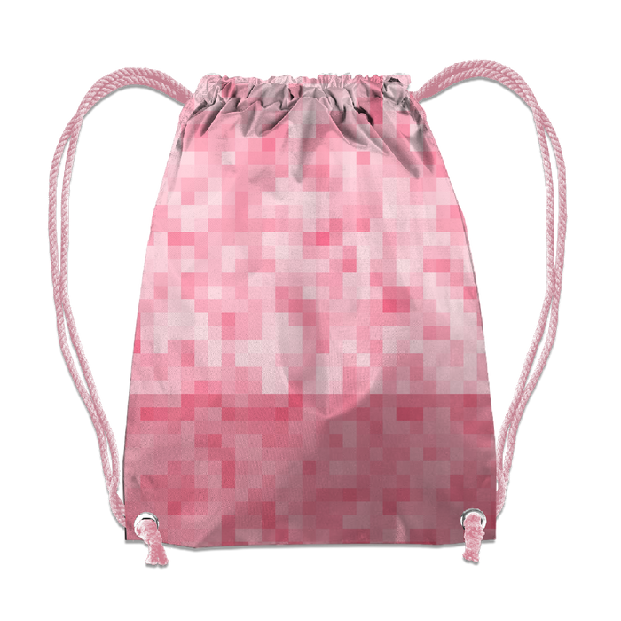 GYM BAG - PIXELS pat. 2 / pink - big
