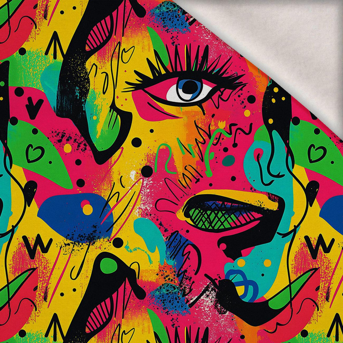 EYES WZ.4 - Wintersweat angeraut mit Elastan ITY