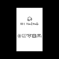 Care tag - 30 degrees - small - 9 pcs set