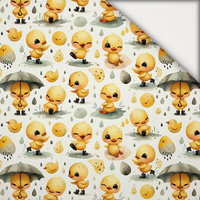 DUCKIE RAIN WZ. 1 - lekka dzianina drapana