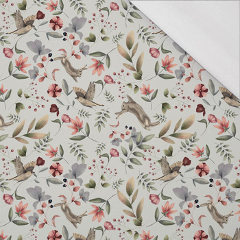 HARES AND BIRDS (INTO THE WOODS) - single jersey