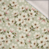 PASTEL FLOWERS WZ. 24 - teplákovina počesaná s elastanem ITY