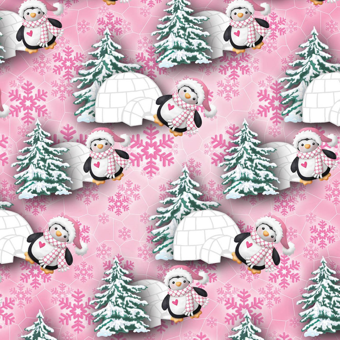 PENGUINS AND IGLOOS (PENGUINS) - softshell