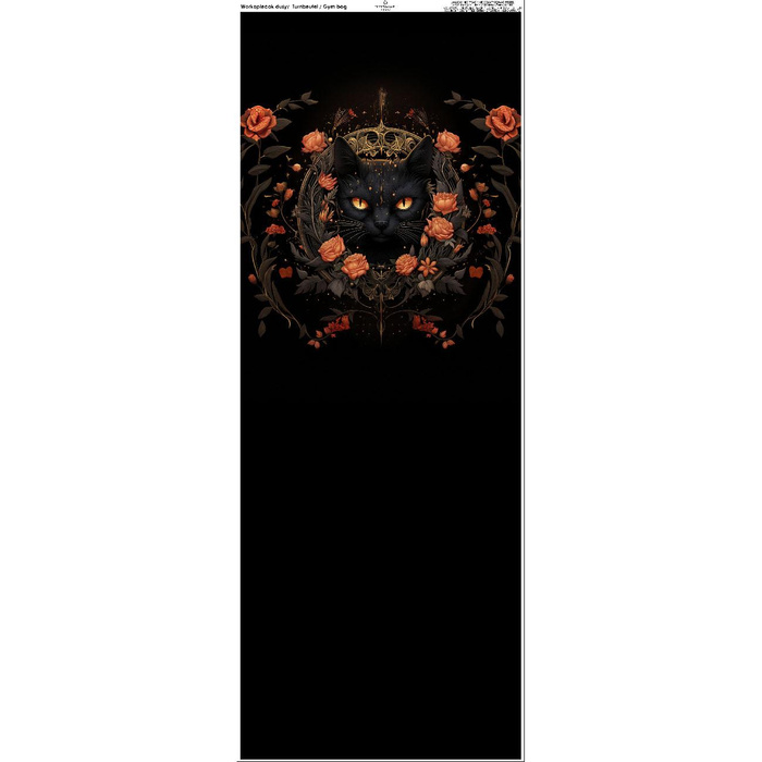 GYM BAG - GOTHIC CAT - small