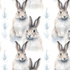 ARCTIC HARE - Cotton muslin