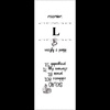 Europäisches  Textillabel  "ZENTIMETER" PL - Größe L - 9 Stck Set