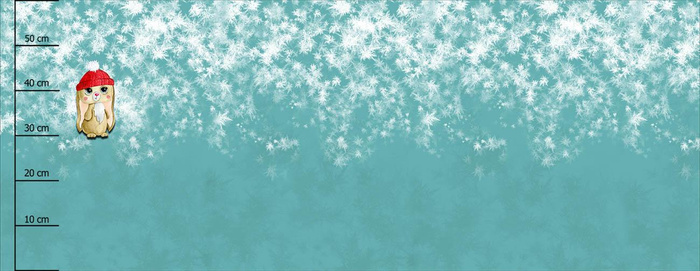 MIA THE WINTER BUNNY - PANORAMIC PANEL (60 x 155cm)