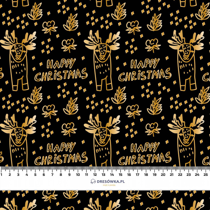 GOLD CHRISTMAS WZ. 3 - Tkanina na ubrusy