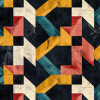 GEOMETRIC WZ. 1 - lycra 300g