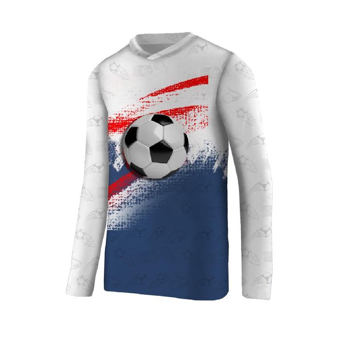 THERMO KINDER BLUSE (BILLIE) - FUßBALL Ms. 1 - Nähset 164