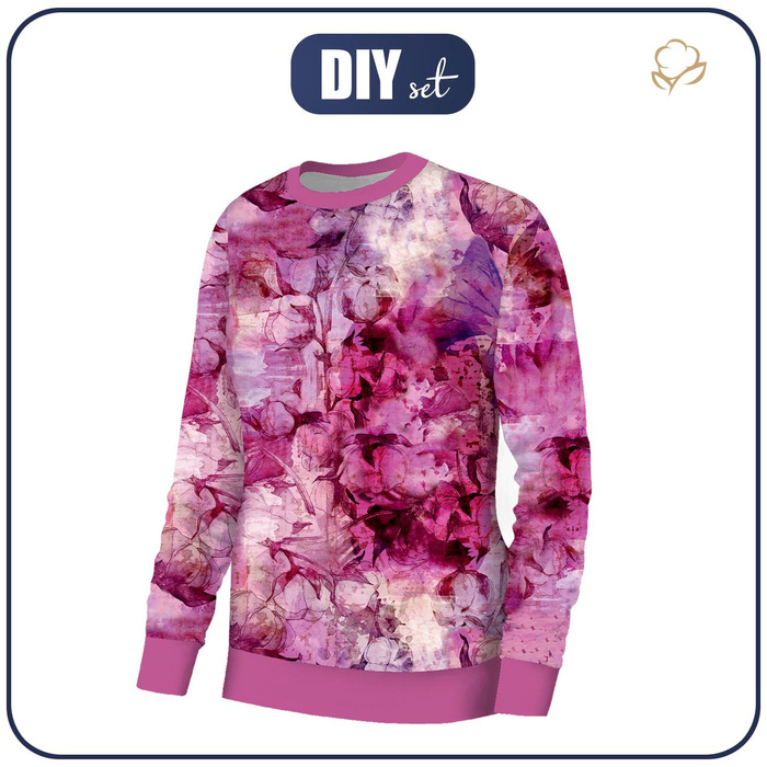 BASIC DAMEN SWEATSHIRT (HANA) - PINK PARADISE M. 3 - Sommersweat - XS