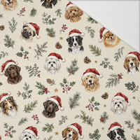 CHRISTMAS PETS WZ. 2 - Hydrofobní česaná teplákovina