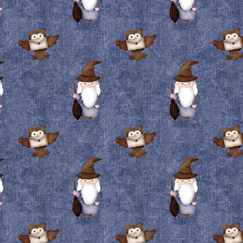 ČARODĚJOVÉ / sovy (KOUZELNÁ ŠKOLA) / ACID WASH TMAVOMODRÝ