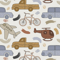 VEHICLES pat. 3 - Cotton woven fabric