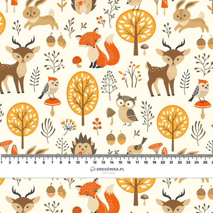 IN THE FORREST - Viscose jersey WE210