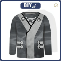 LONGSLEEVE - ČERNÝ NINJA - single jersey (146/152)