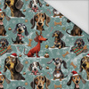 DOGS WZ. 3 / CHRISTMAS - Wasserabweisende Webware