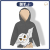 KINDER HOODIE - EULE (ZAUBERSCHULE) - Sommersweat (110/116)