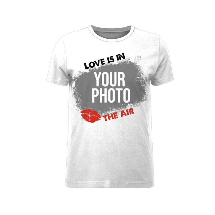 PÁNSKÉ TRIČKO - LOVE IS IN THE AIR - S VLASTNÍ FOTOGRAFIÍ - Sada šití