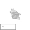 GEOMETRISCHER WOLF (ADVENTURE) - panoramisches Paneel 60 cm