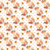 FOXES MIX 1 / white (FOXES AND PUMPKINS)