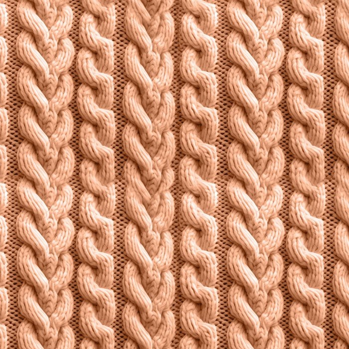 IMITATION SWEATER PAT. 4 / peach fuzz - Upholstery velour 