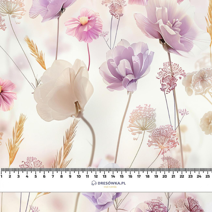 FLOWERS wz.10 - Viskose Jersey