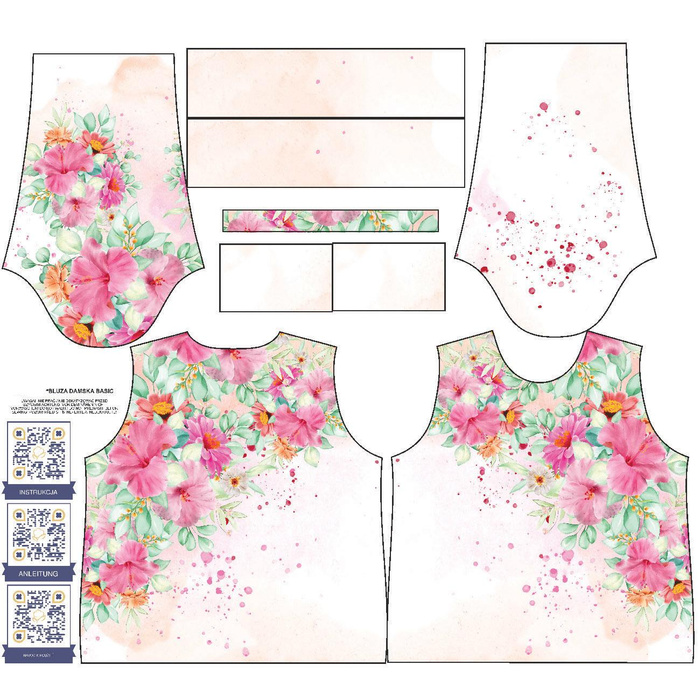 WOMEN'S SWEATSHIRT (HANA) BASIC - ALCEAS pat. 2 - looped knit fabric - M