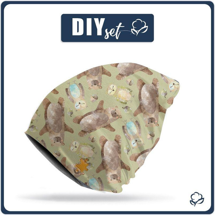 ČEPICE “Šmoulinka” - MEDVÍDCI A SOVY (LESNÍ ZVÍŘATA) 54-56