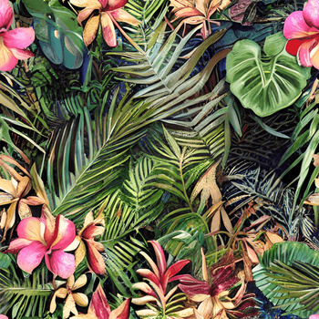 WILD JUNGLE pat. 2 - Waterproof woven fabric