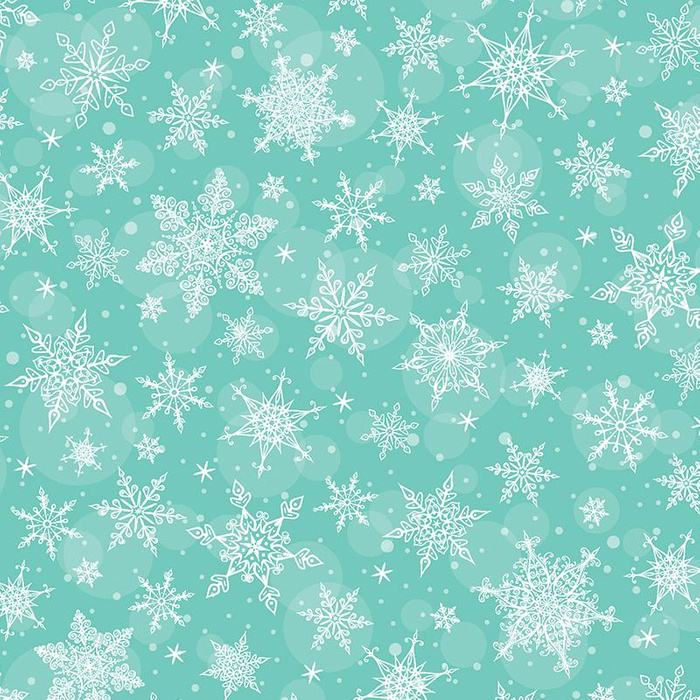 SNĚHOVÉ VLOČKY VZ. 2 / mentolový