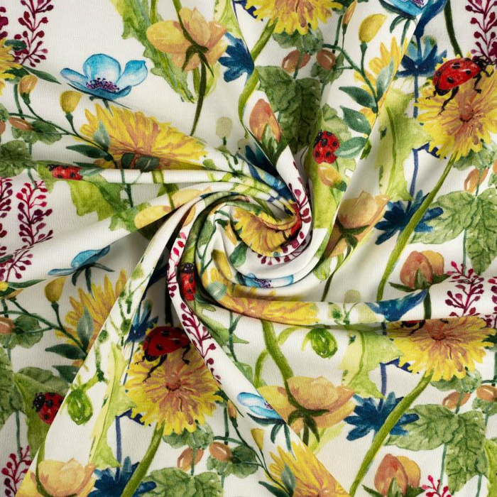 LADYBIRDS IN THE MEADOW (IN THE MEADOW) - Linen 100%