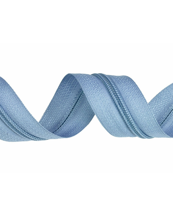 Stuha pro spirální zip  5mm AZUROVÝ SERENITY - 546